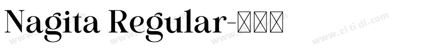 Nagita Regular字体转换
